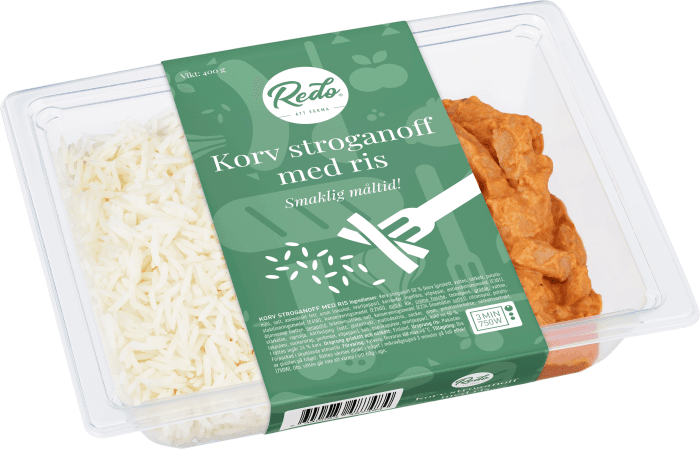 Korvstroganoff med Ris