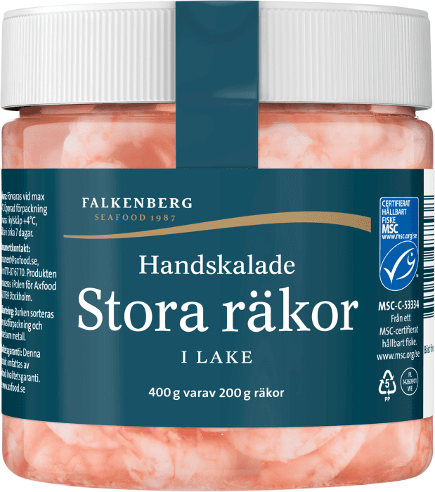 Stora Räkor i Lake Handskalade