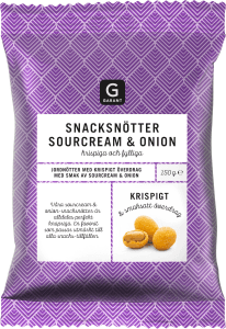 Snacksnötter Sourcream & Onion