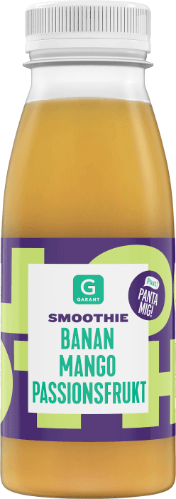 Smoothie Banan, Mango & Passionsfrukt