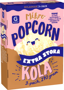 Mikropopcorn Kola Extra Stora 3x90g