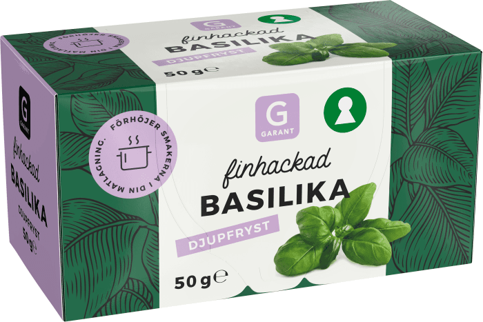 Basilika Finhackad Fryst