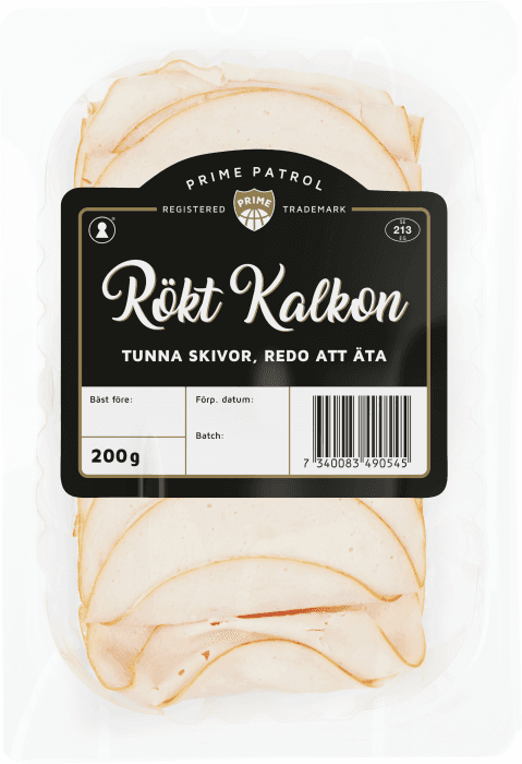 Rökt Kalkon Tunna Skivor