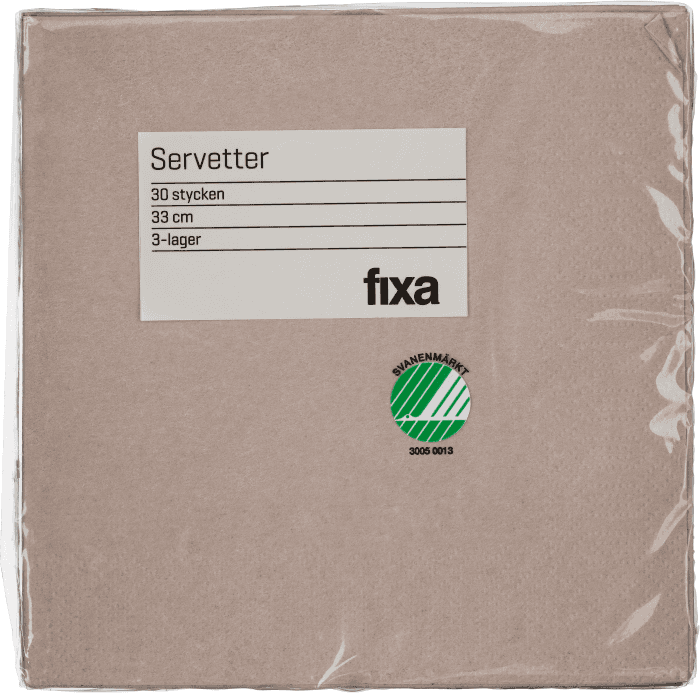 Servetter Greige 33cm