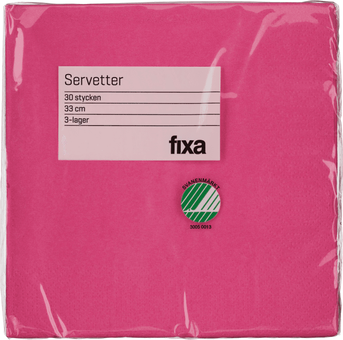Servetter Fuchsia Rosa 33cm