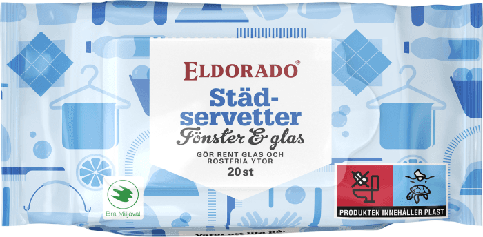 Rengöringsservetter Fönster