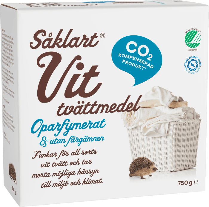 Tvättmedel Vit Oparfymerat