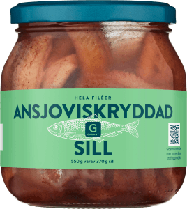 Ansjoviskrydda Sill