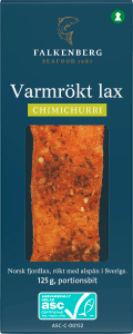 Varmrökt Lax Chimichurri Portionsbit