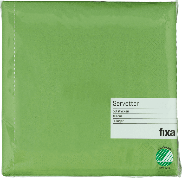 Servetter Grön 40cm