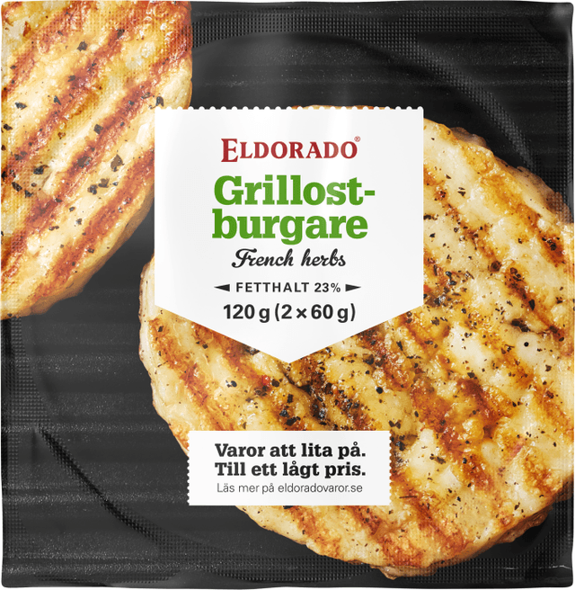 Ostburgare Grill Örter 2-pack