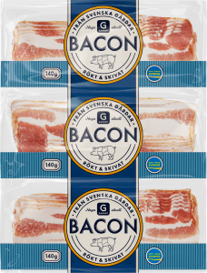 Bacon Skivat 3x140g