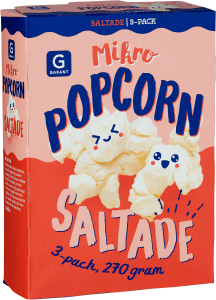 Mikropopcorn Salt 3x90g