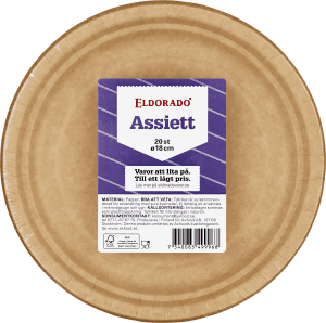 Assietter Brun 18cm