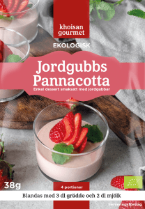 Jordgubb Pannacotta
