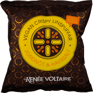 Vegan Crispy Linspuffar Jordnöt & Havssalt EKO