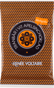 Tranbär i Vit Apelsinchoklad Eko