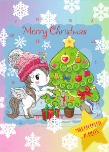 Adventskalender Choklad Unicorn