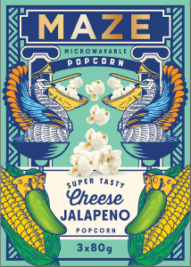 Micropopcorn Jalapeno 3x80g