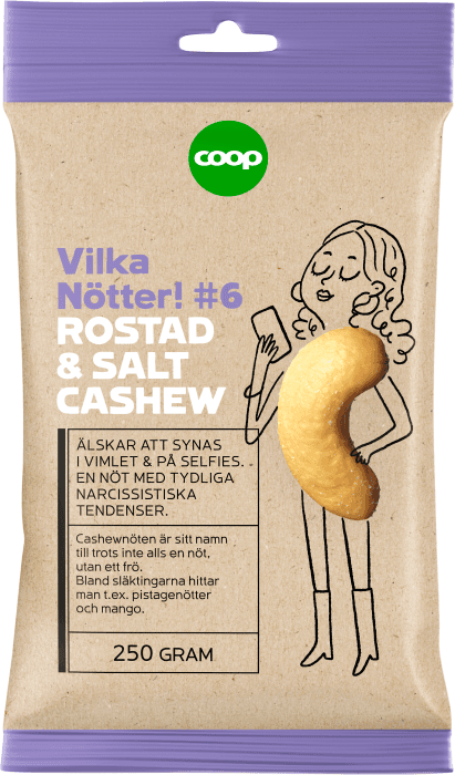 Cashewnötter Rostade & Saltade
