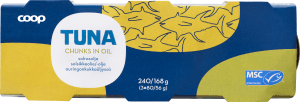 Tonfiskbitar i olja 3-p