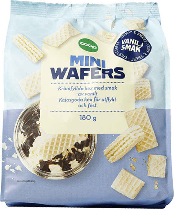 Mini Wafers Vanilj
