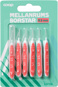 Mellanrumsborste 0.5 mm 6-pack