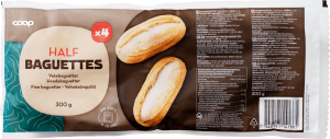 Baguetter Halva 4-pack