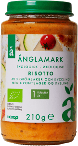 Barnmat Risotto Grönsaker & Kyckling 12 mån Eko