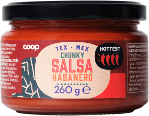 Salsa chunky habanero hetast