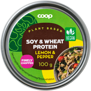 Soja- & veteprotein Citron & peppar