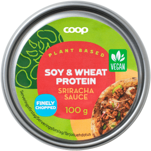 Soja- & veteprotein Sriracha