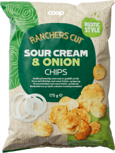 Chips Ranchers cut Sourcream & onion