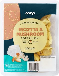 Tortelloni Ricotta & Mushroom
