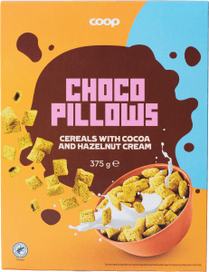 Havrekuddar kakao & hasselnötskräm Choco Pillows