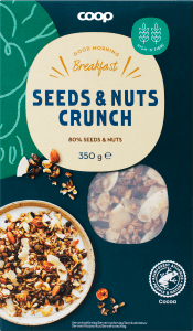 Granola rostade frön och nötcrunch