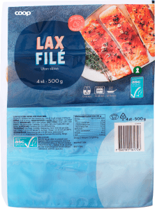 Laxfilé 4-pack