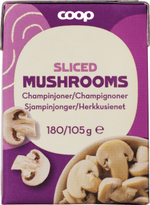 Champinjoner Skivade