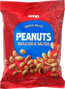 Jordnötter rostade & saltade