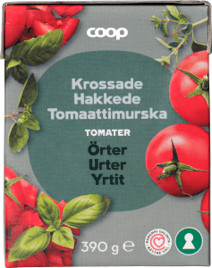 Krossade tomater Örter