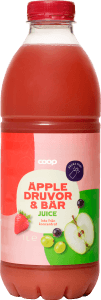 Juice Äpple, druvor & bär