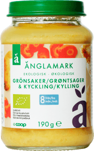 Barnmat Grönsaker & kyckling 8 Mån Eko