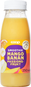 Smoothie Mango, banan & passionsfrukt
