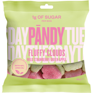 Godis Fluffy Cloud Smultron Äpple