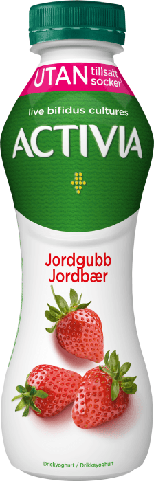 Drickyoghurt Jordgubb Utan Tillsatt Socker