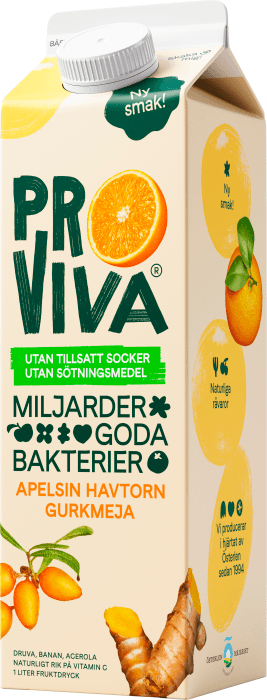 Fruktdryck Apelsin, Havtorn & Gurkmeja Utan Tillsatt Socker & Sötningsmedel