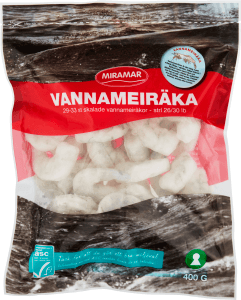 Vannameiräka Utan Skal 26/30 Fryst