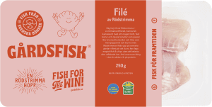 Filé av Rödstrimma Fryst