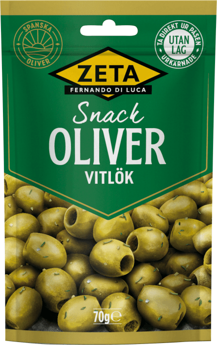 Snacksoliver Vitlök