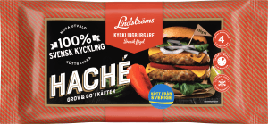 Hachéburgare på kyckling